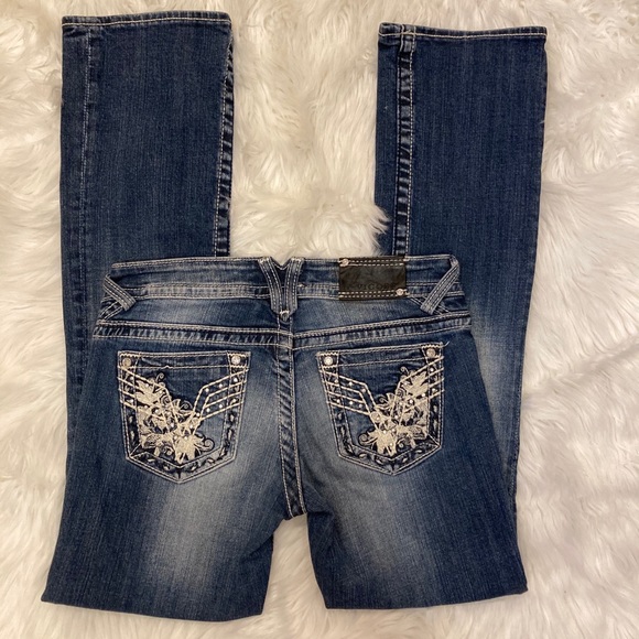 vigoss chelsea slim bootcut jeans